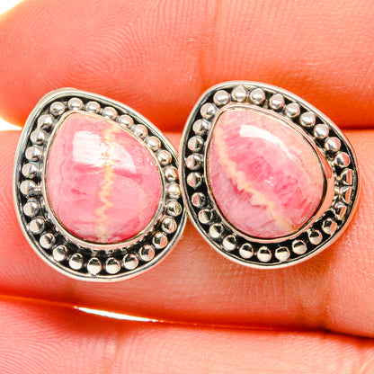 Rhodochrosite Earrings handcrafted by Ana Silver Co - EARR422767