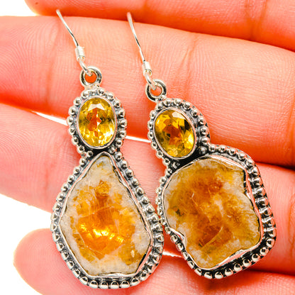 Citrine Earrings handcrafted by Ana Silver Co - EARR422769