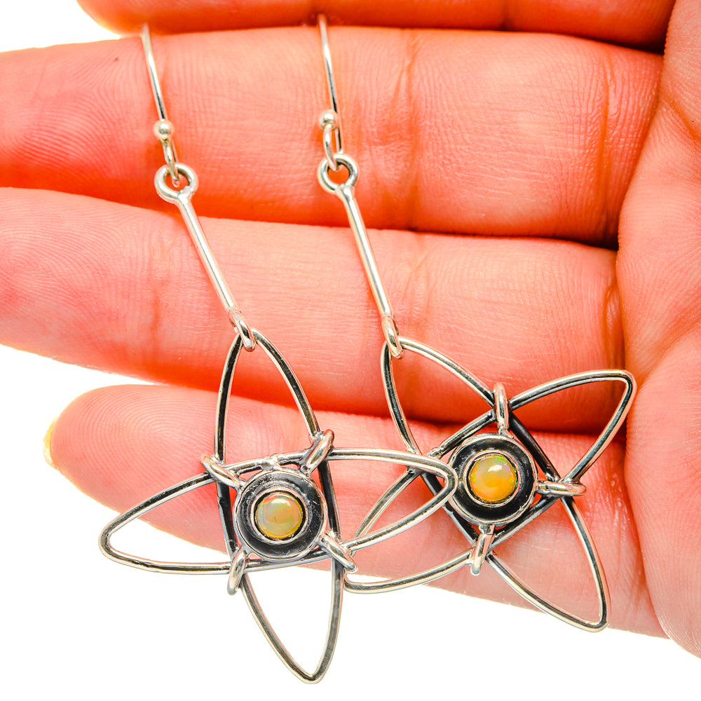 Ethiopian Opal Earrings handcrafted by Ana Silver Co - EARR422781