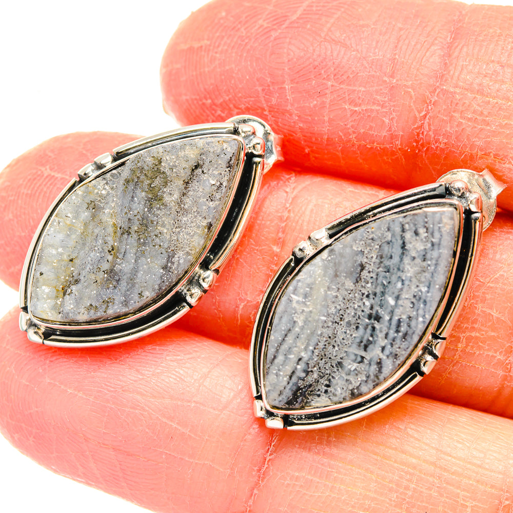 Desert Druzy Earrings handcrafted by Ana Silver Co - EARR422792