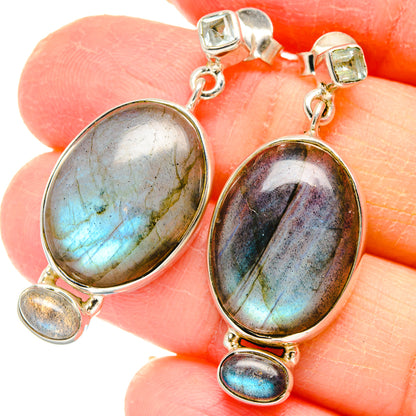 Labradorite Earrings handcrafted by Ana Silver Co - EARR422798