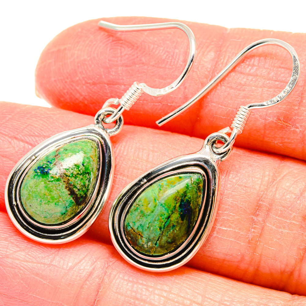 Azurite Earrings handcrafted by Ana Silver Co - EARR422823