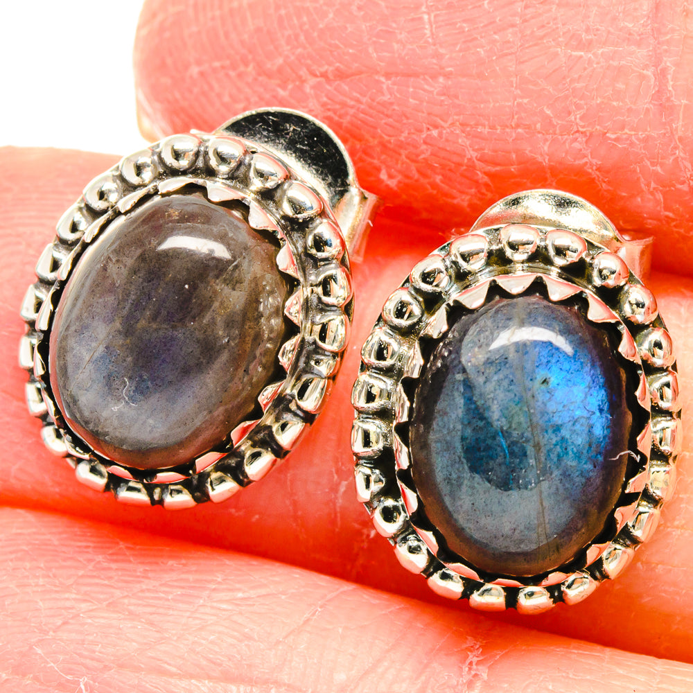 Labradorite Earrings handcrafted by Ana Silver Co - EARR422834
