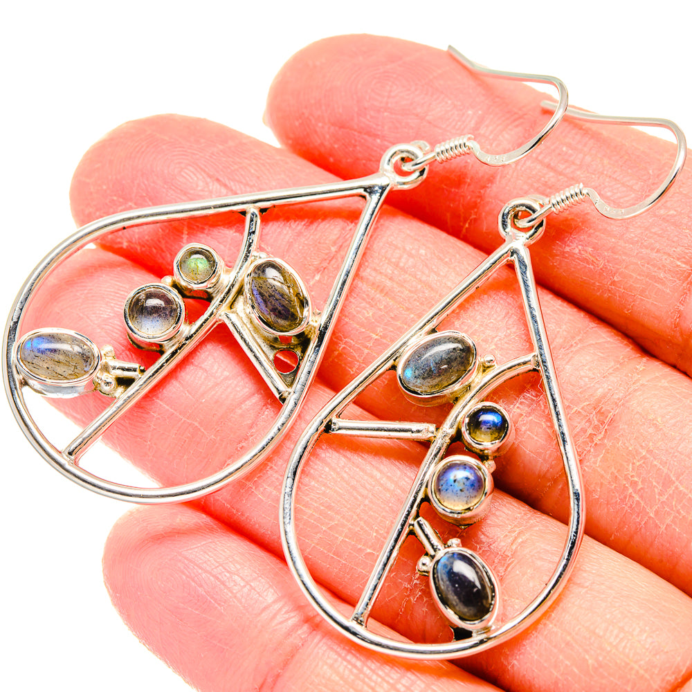 Labradorite Earrings handcrafted by Ana Silver Co - EARR422847