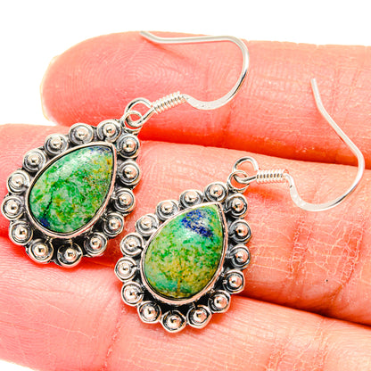 Azurite Earrings handcrafted by Ana Silver Co - EARR422852