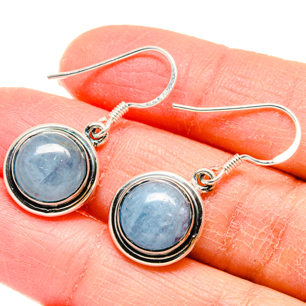 Aquamarine Earrings handcrafted by Ana Silver Co - EARR422853