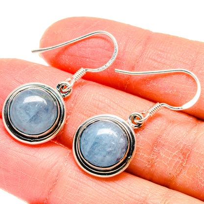 Aquamarine Earrings handcrafted by Ana Silver Co - EARR422853