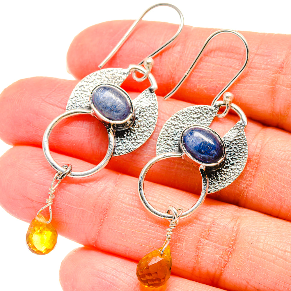 Kyanite Earrings handcrafted by Ana Silver Co - EARR422869