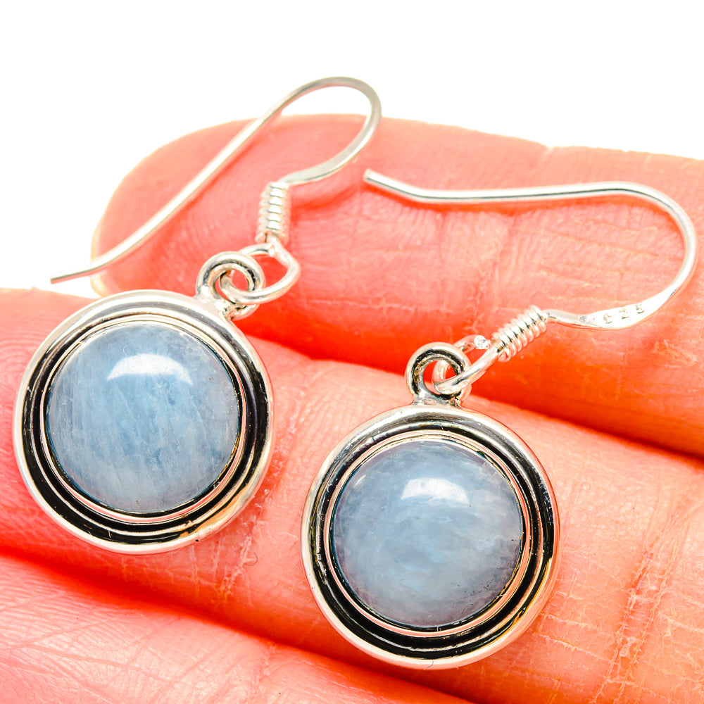Aquamarine Earrings handcrafted by Ana Silver Co - EARR422880