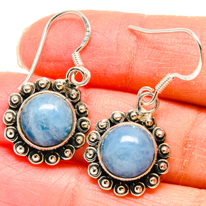 Aquamarine Earrings handcrafted by Ana Silver Co - EARR422883