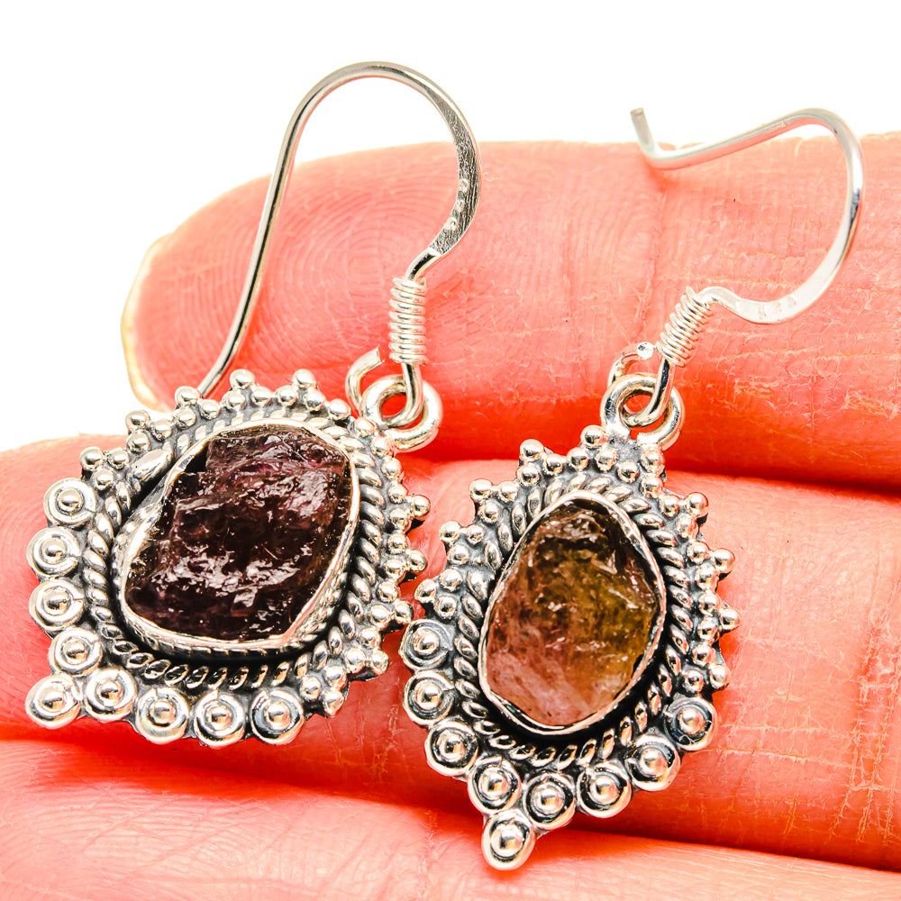 Garnet Earrings handcrafted by Ana Silver Co - EARR422900