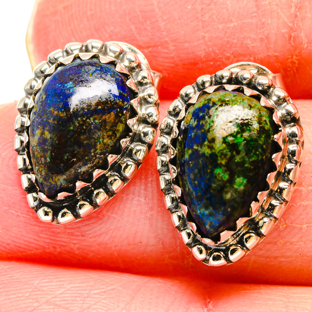 Azurite Earrings handcrafted by Ana Silver Co - EARR422901