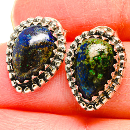 Azurite Earrings handcrafted by Ana Silver Co - EARR422901