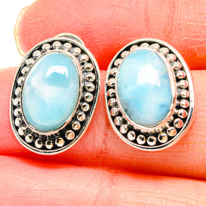 Larimar Earrings handcrafted by Ana Silver Co - EARR422909