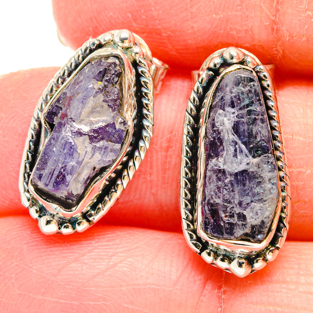 Tanzanite Earrings handcrafted by Ana Silver Co - EARR422912