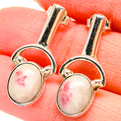 Thulite Earrings handcrafted by Ana Silver Co - EARR422916