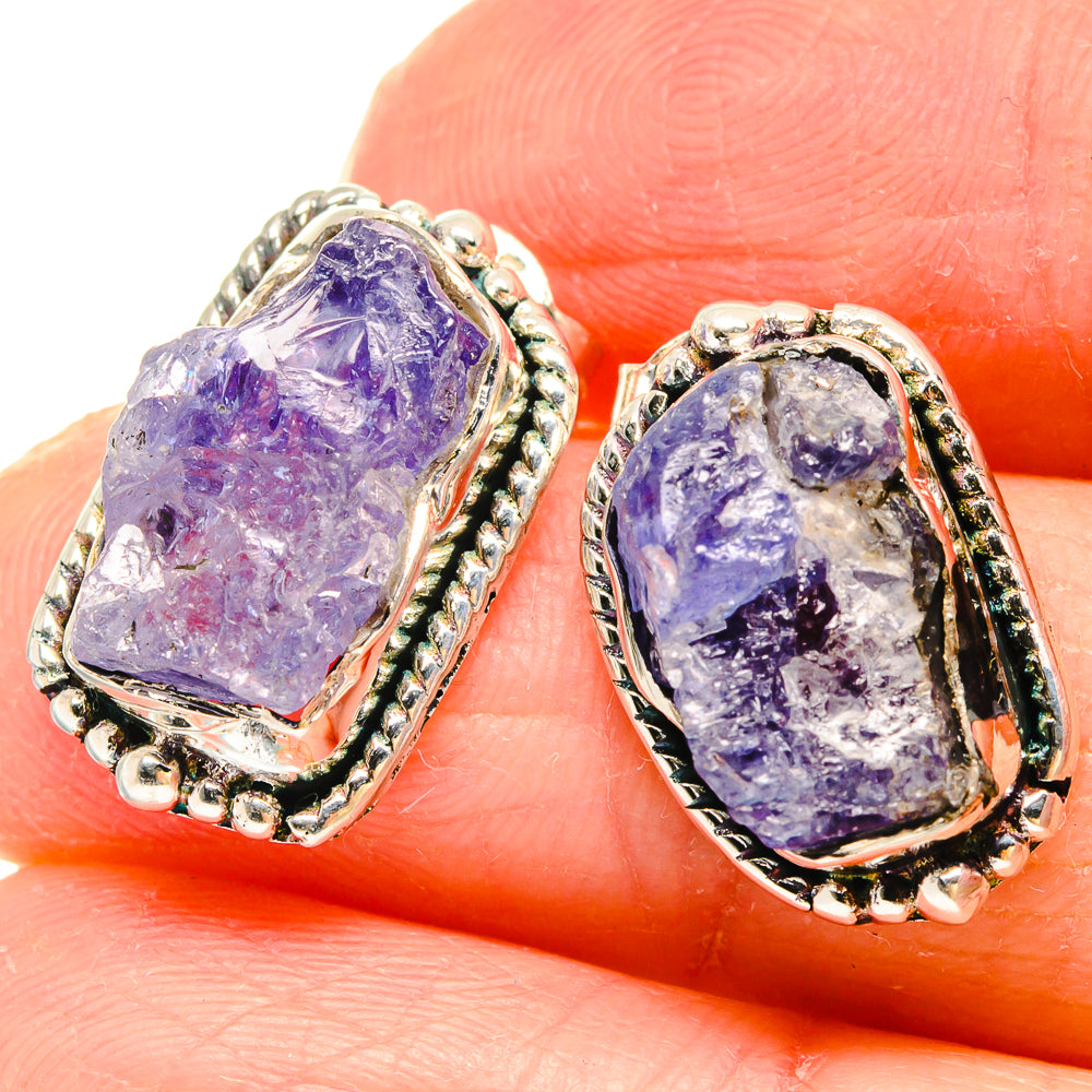 Tanzanite Earrings handcrafted by Ana Silver Co - EARR422919