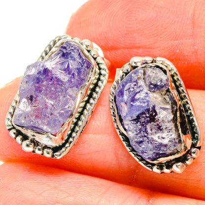 Tanzanite Earrings handcrafted by Ana Silver Co - EARR422919