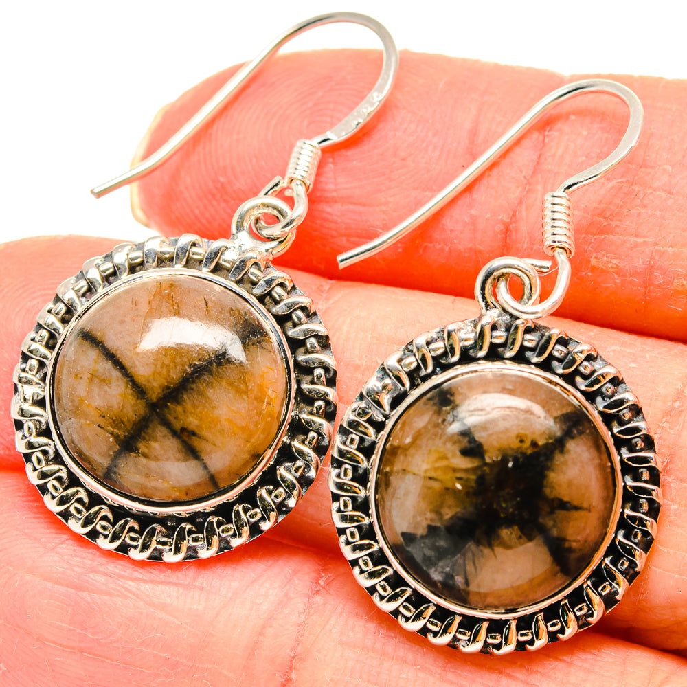 Chiastolite Earrings handcrafted by Ana Silver Co - EARR422920