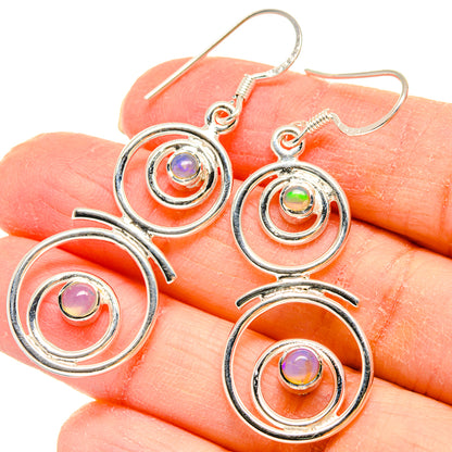Ethiopian Opal Earrings handcrafted by Ana Silver Co - EARR422933