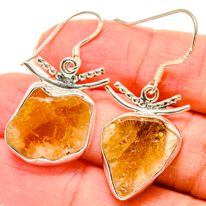 Citrine Earrings handcrafted by Ana Silver Co - EARR422941