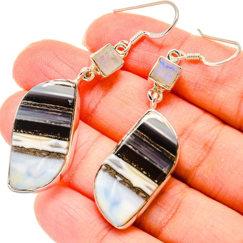 Owyhee Opal Earrings handcrafted by Ana Silver Co - EARR422948