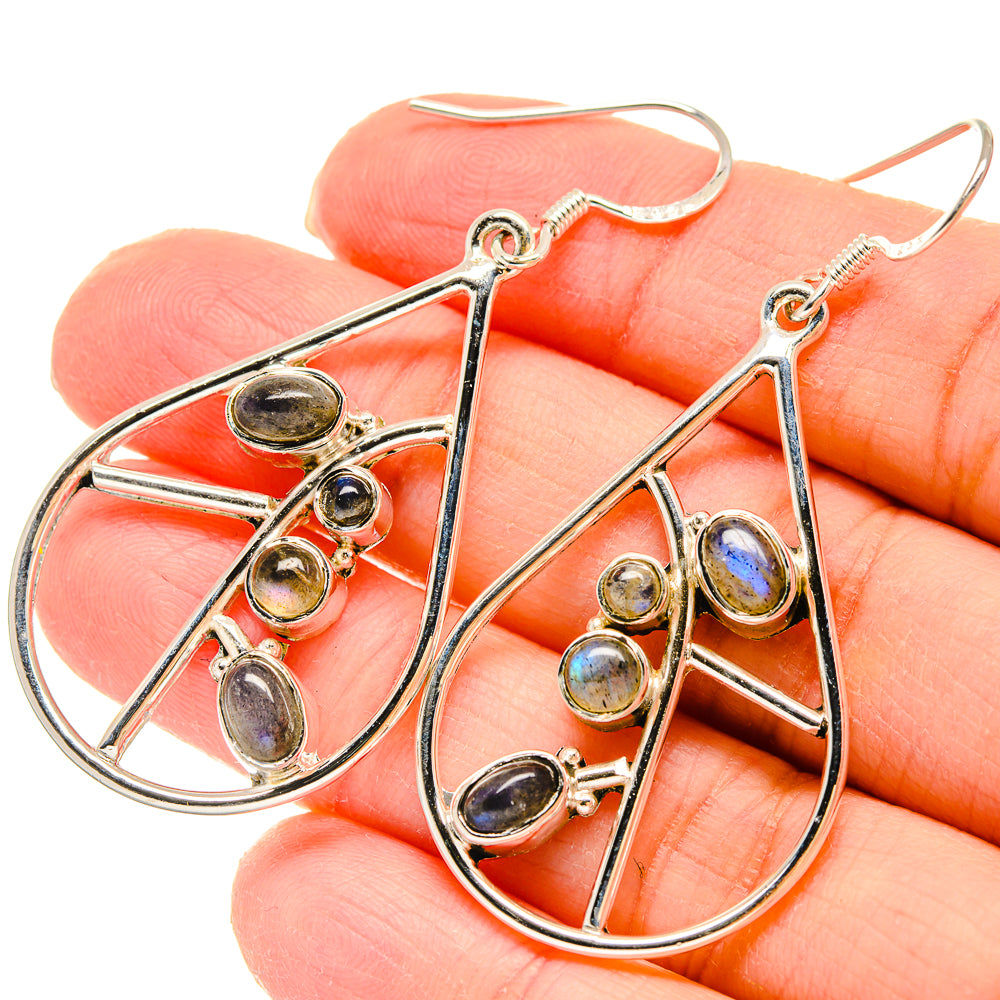 Labradorite Earrings handcrafted by Ana Silver Co - EARR422959