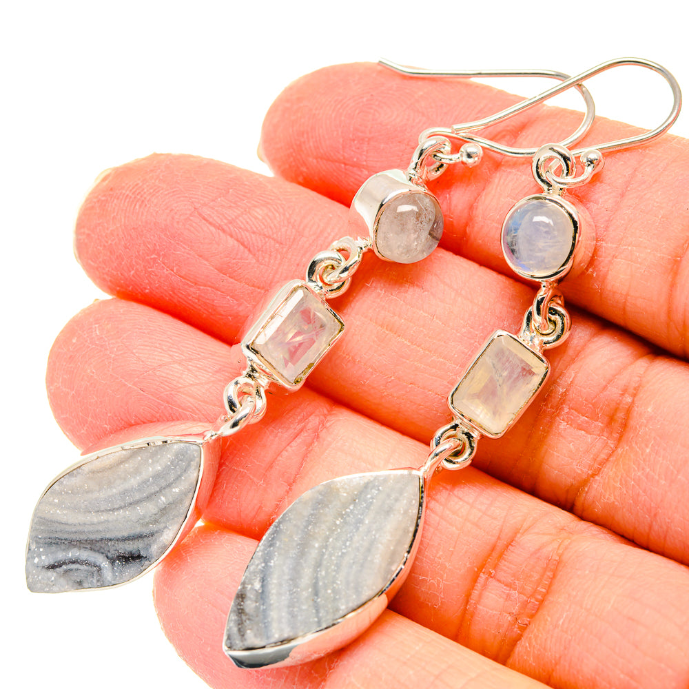 Desert Druzy Earrings handcrafted by Ana Silver Co - EARR422965