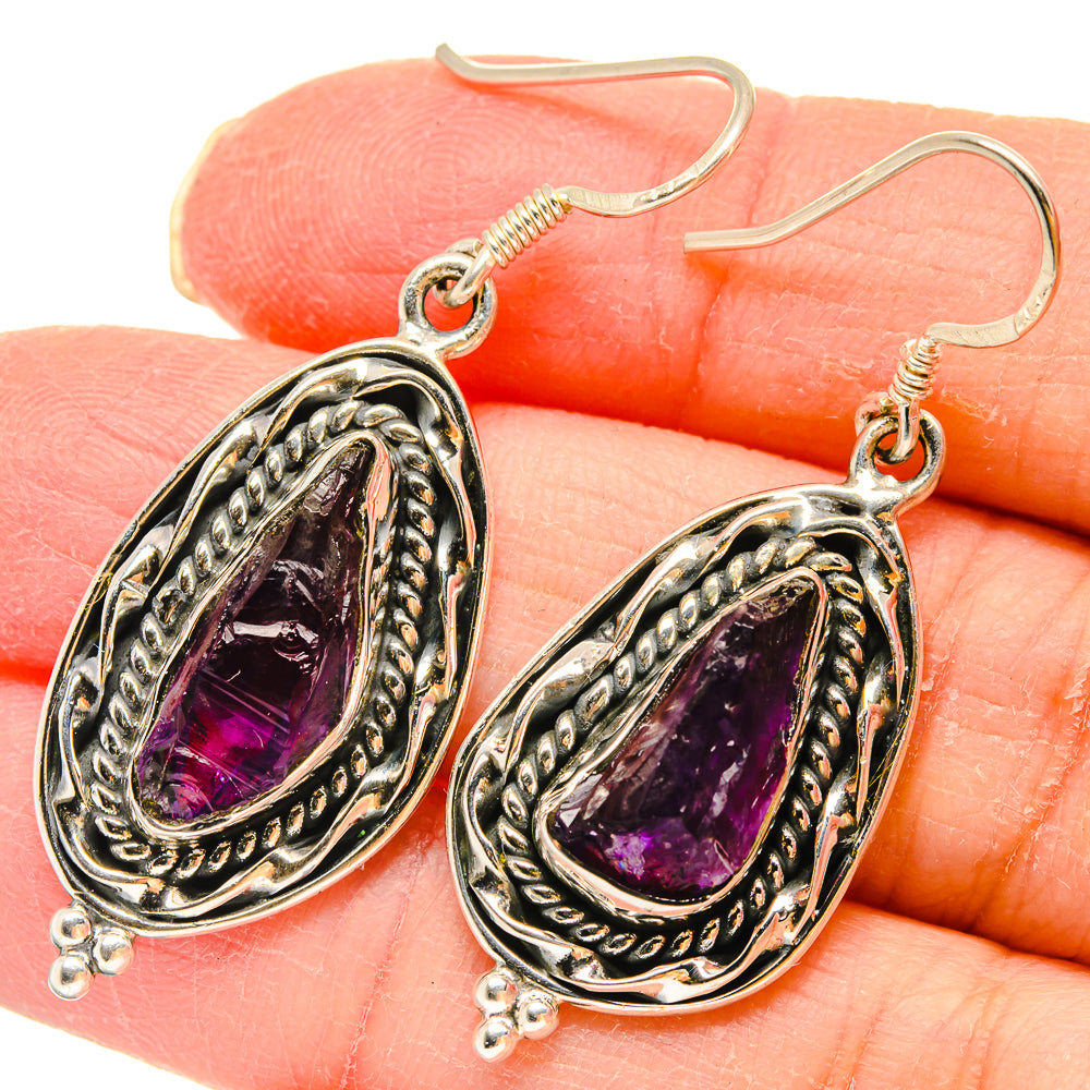 Amethyst Earrings handcrafted by Ana Silver Co - EARR422967