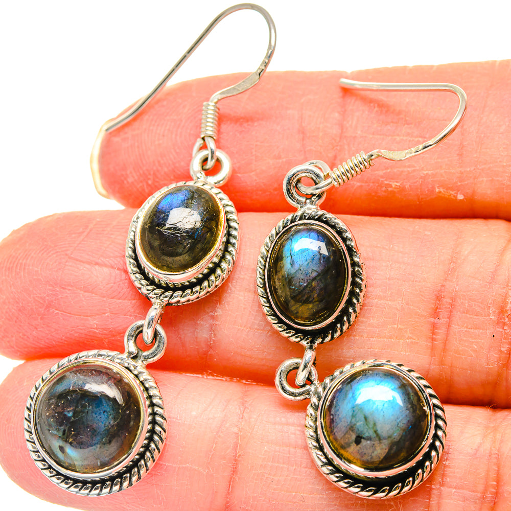 Labradorite Earrings handcrafted by Ana Silver Co - EARR422972