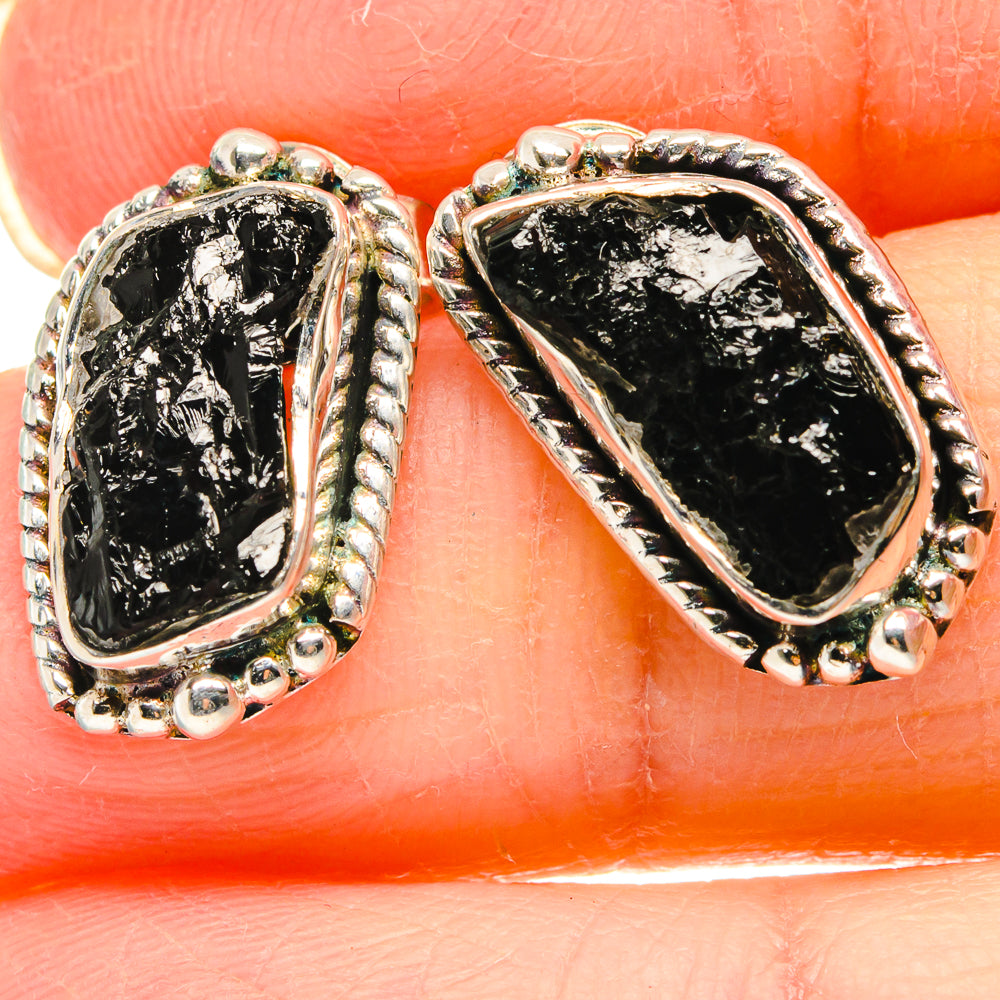 Shungite Earrings handcrafted by Ana Silver Co - EARR422984