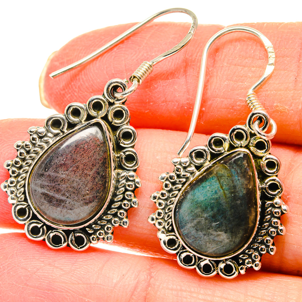 Labradorite Earrings handcrafted by Ana Silver Co - EARR423003
