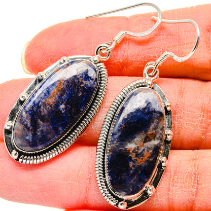 Sodalite Earrings handcrafted by Ana Silver Co - EARR423013
