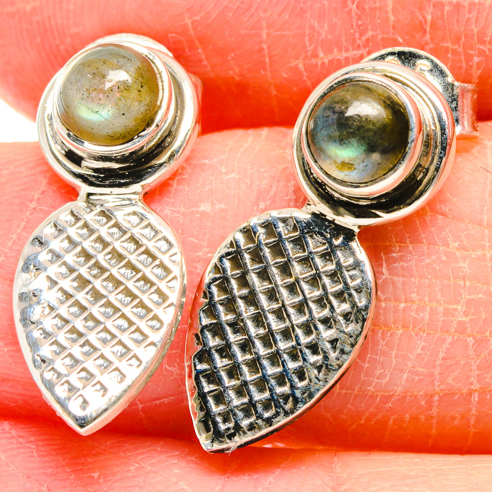 Labradorite Earrings handcrafted by Ana Silver Co - EARR423019