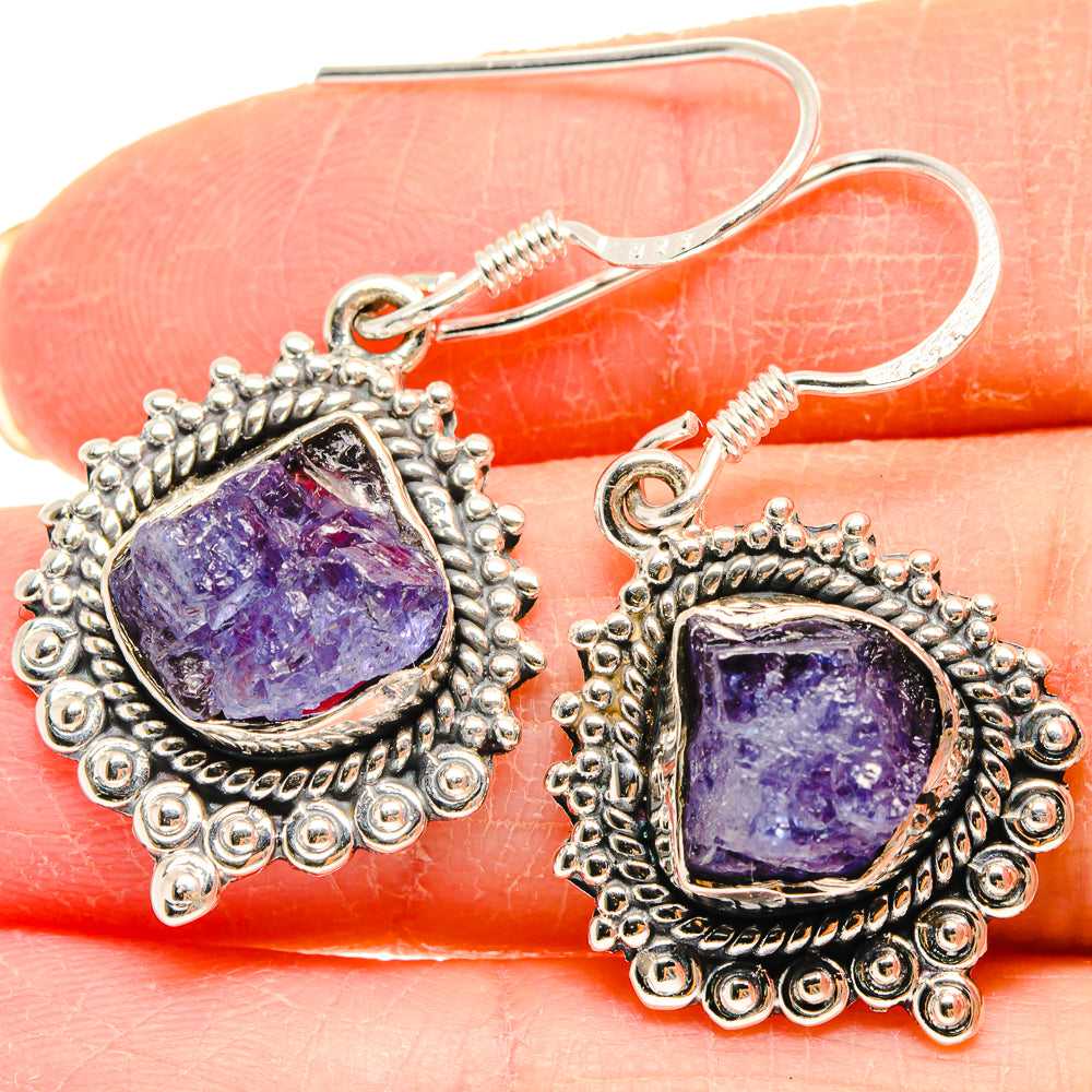 Tanzanite Earrings handcrafted by Ana Silver Co - EARR423023
