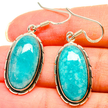 Amazonite Earrings handcrafted by Ana Silver Co - EARR423040