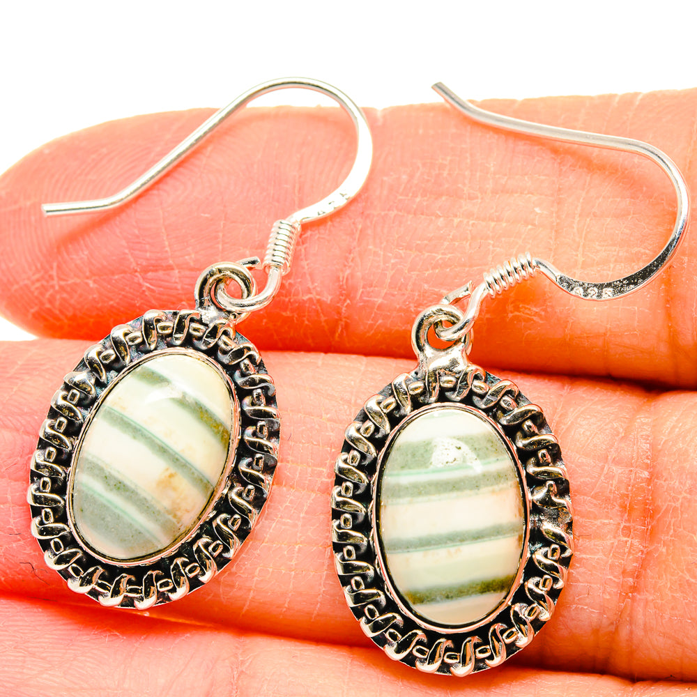 Ocean Jasper Earrings handcrafted by Ana Silver Co - EARR423052