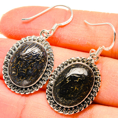 Dinosaur Bone Earrings handcrafted by Ana Silver Co - EARR423053