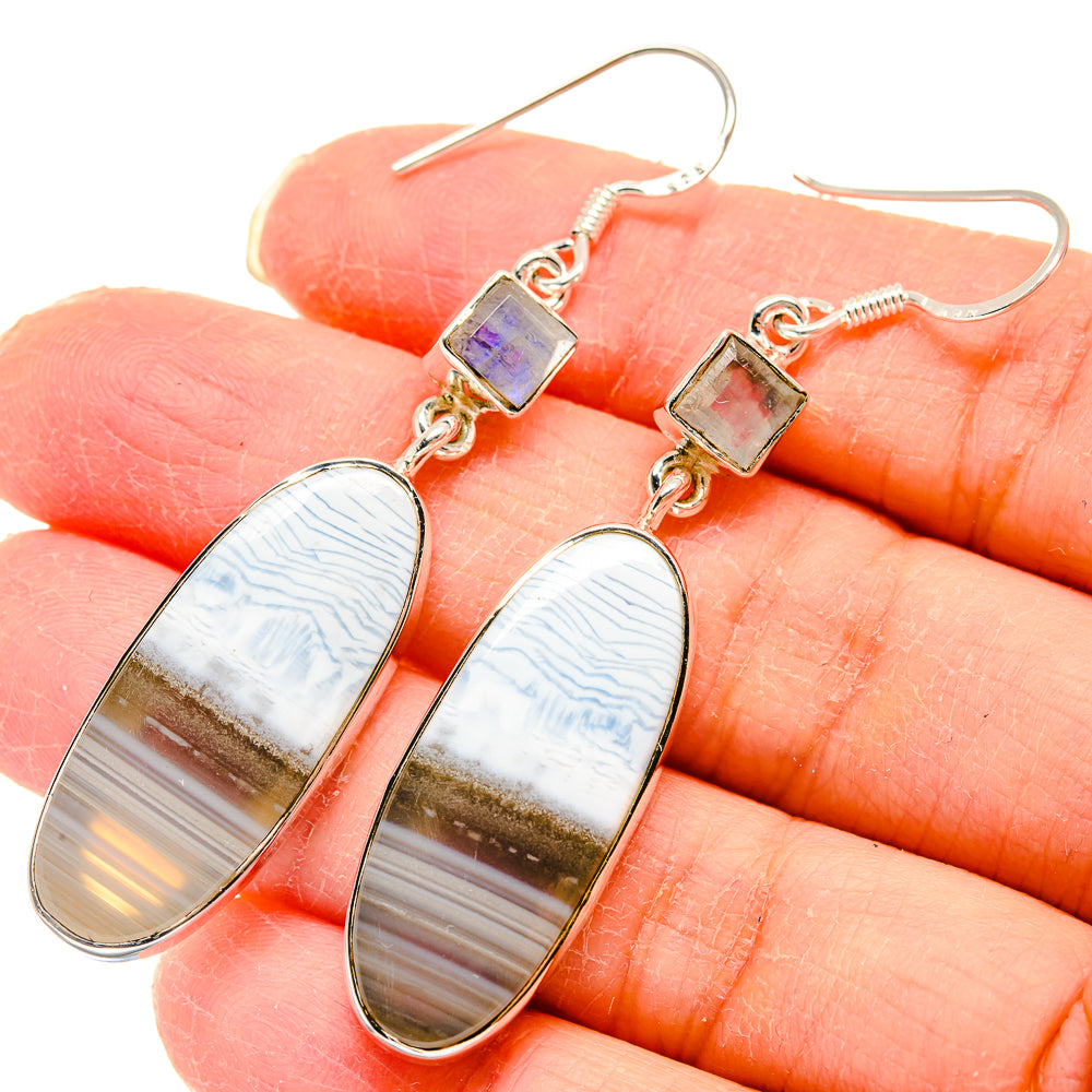 Owyhee Opal Earrings handcrafted by Ana Silver Co - EARR423058