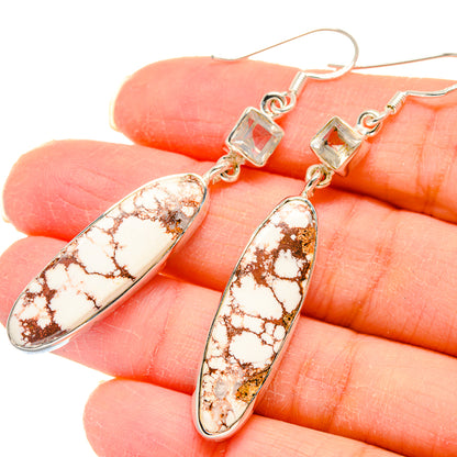 Wild Horse Jasper Earrings handcrafted by Ana Silver Co - EARR423062