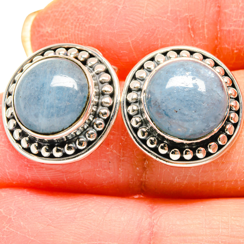 Aquamarine Earrings handcrafted by Ana Silver Co - EARR423066