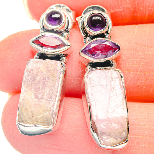 Pink Opal Earrings handcrafted by Ana Silver Co - EARR423070