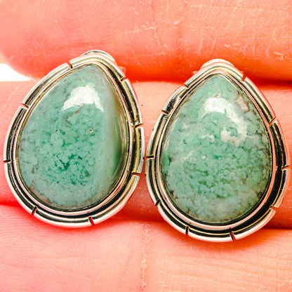 Plume Agate Earrings handcrafted by Ana Silver Co - EARR423098