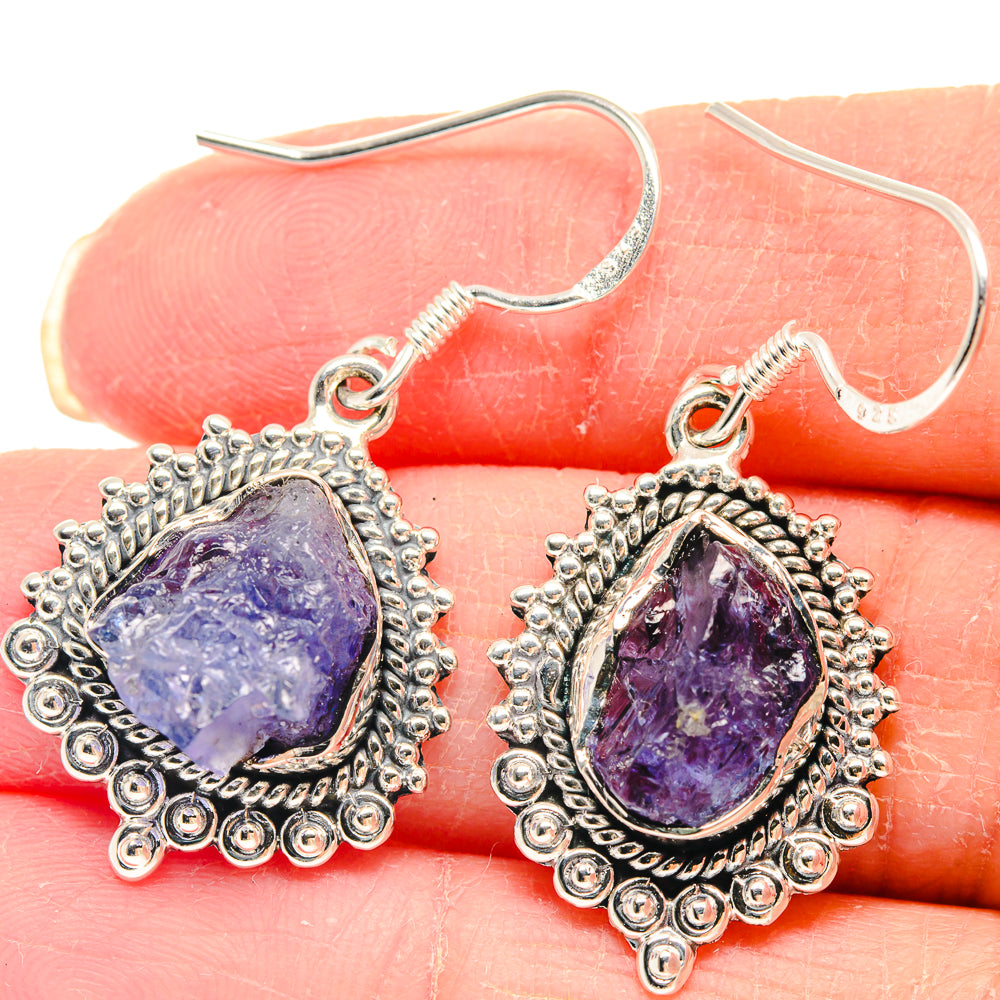 Tanzanite Earrings handcrafted by Ana Silver Co - EARR423099