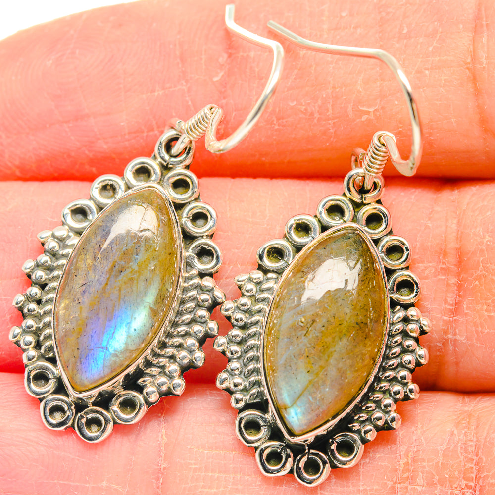 Labradorite Earrings handcrafted by Ana Silver Co - EARR423100