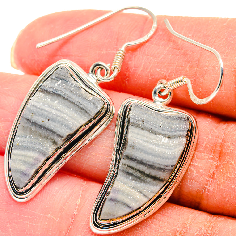 Desert Druzy Earrings handcrafted by Ana Silver Co - EARR423103