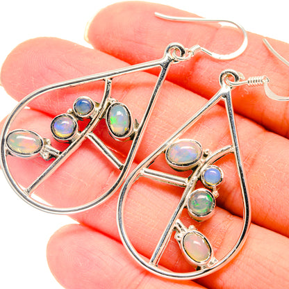 Ethiopian Opal Earrings handcrafted by Ana Silver Co - EARR423108