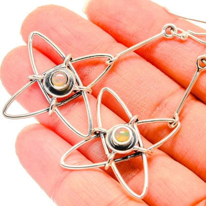 Ethiopian Opal Earrings handcrafted by Ana Silver Co - EARR423114