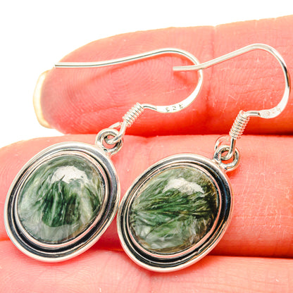 Seraphinite Earrings handcrafted by Ana Silver Co - EARR423119
