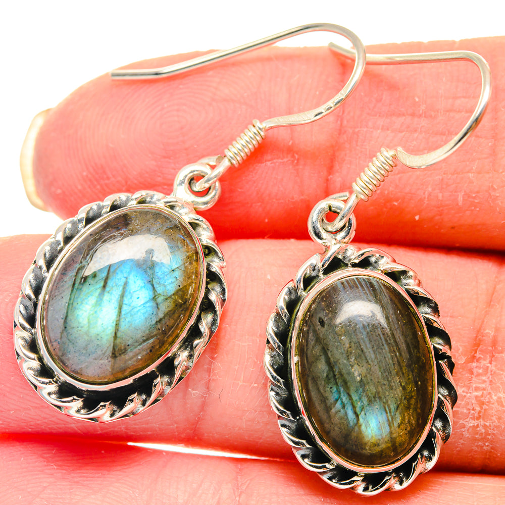 Labradorite Earrings handcrafted by Ana Silver Co - EARR423133
